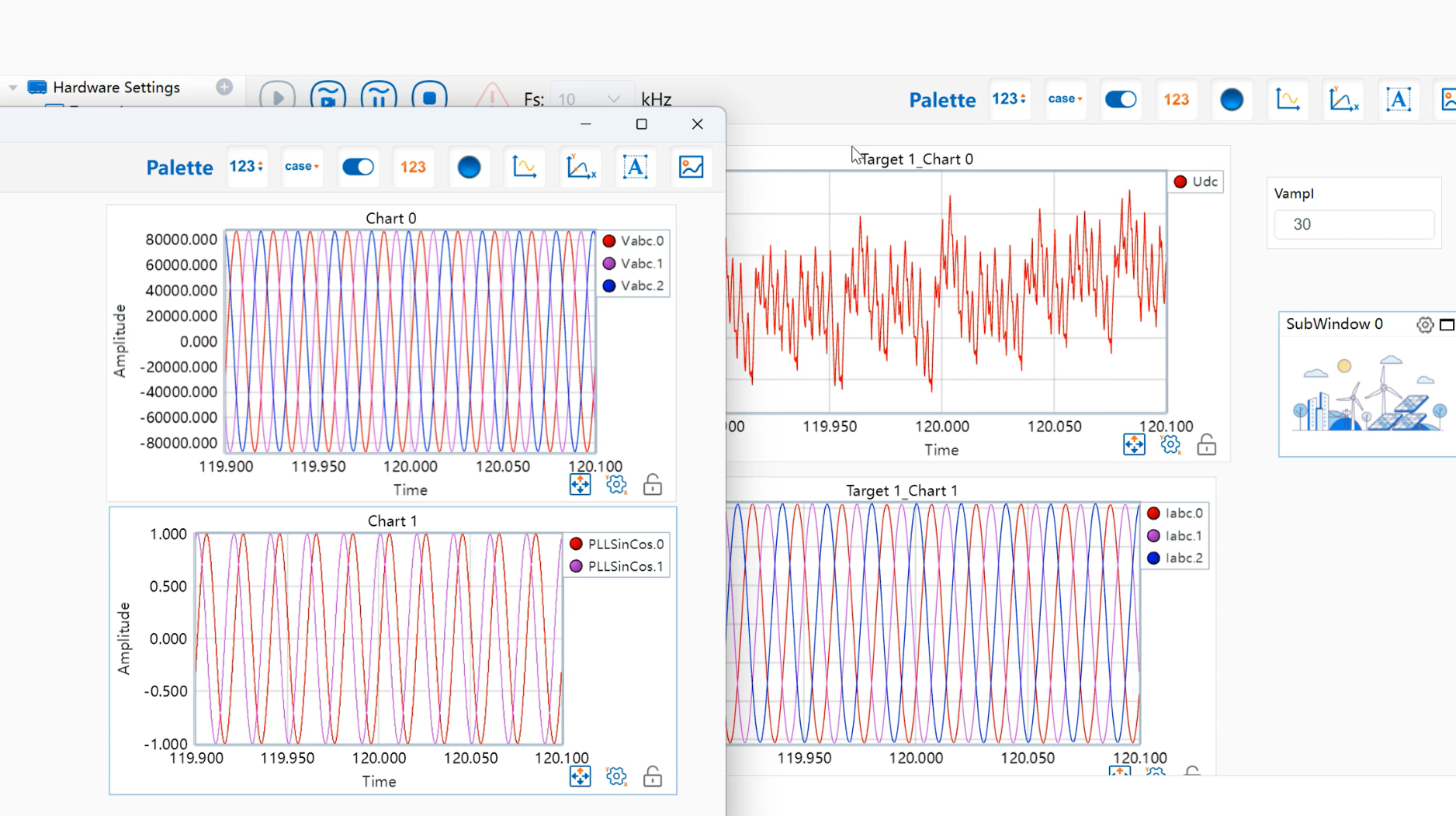 Editable monitoring interface