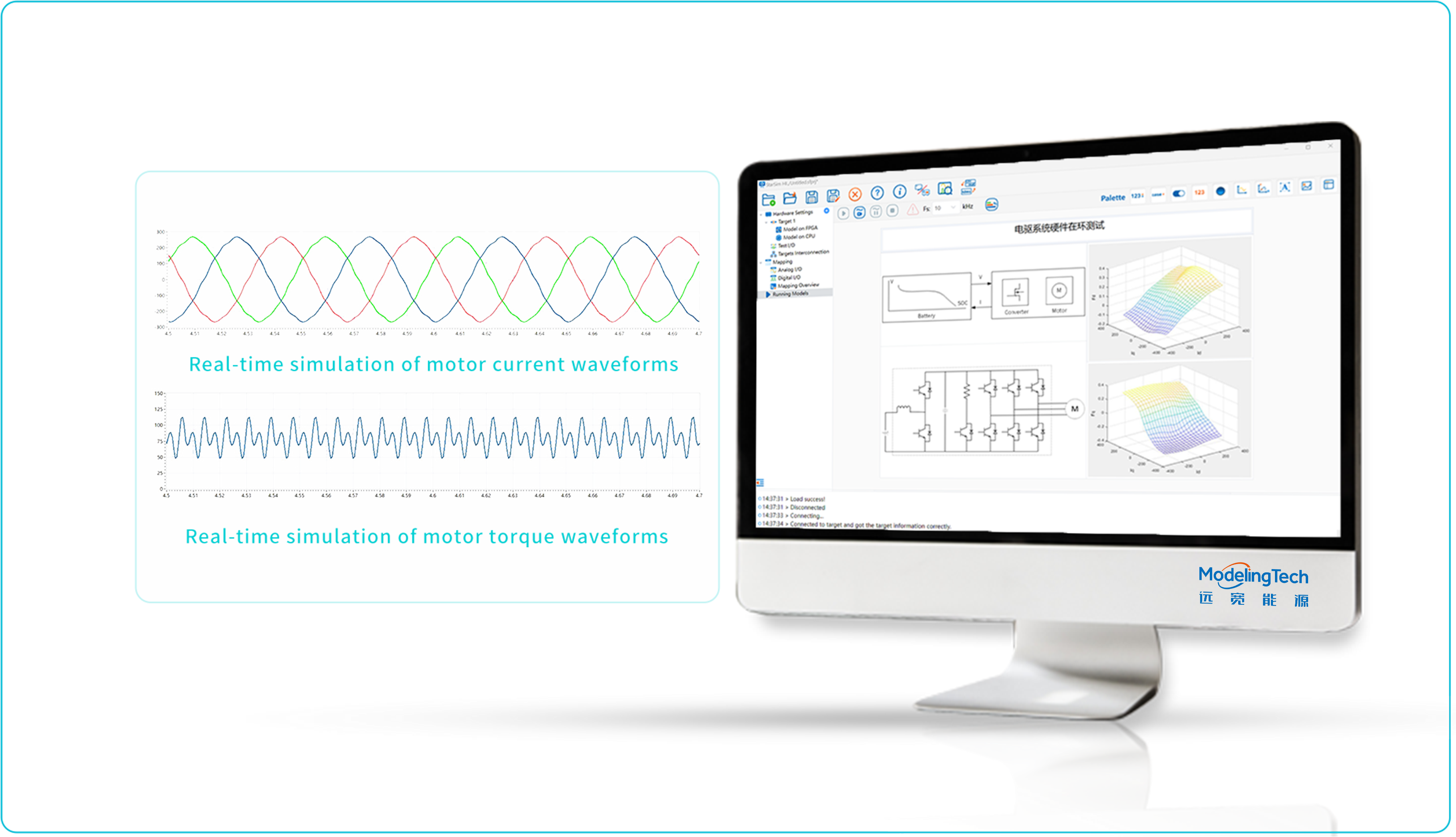 Simulation and testing of electric drive motors