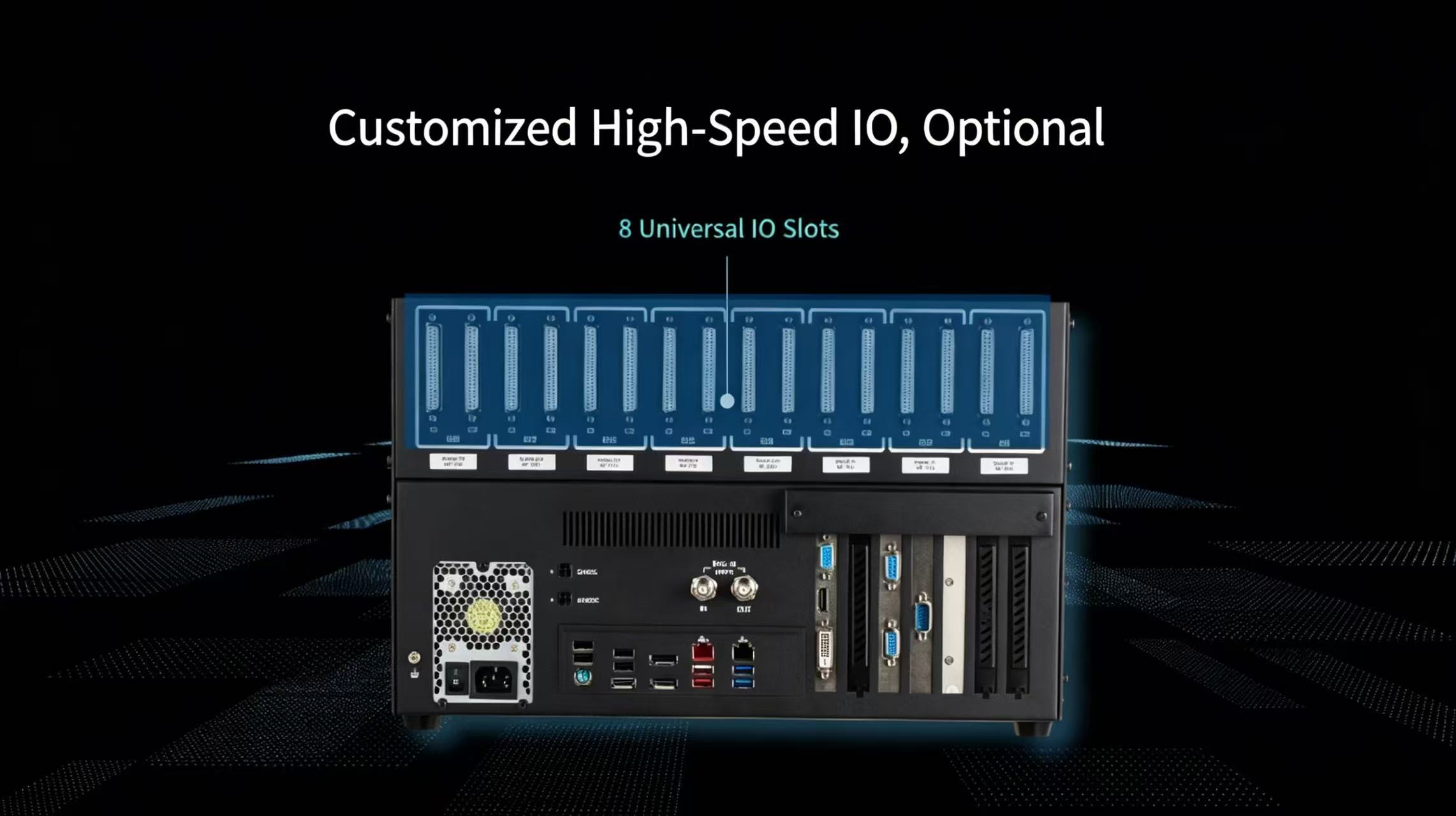Versatile I/O Combinations, Max Configuration: 160 DI, 64 AO